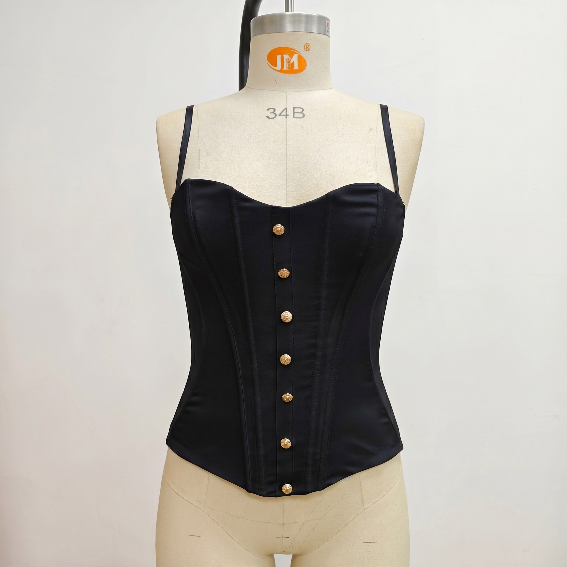 Women Spaghetti Strap Corset Top - Slim Fit Body Shaper Outer Wear Bustier Top